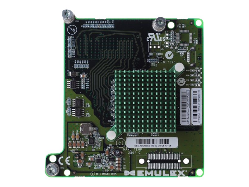 HPE LPe1205A - Hostbus-Adapter - PCIe 2.0 x4 / PCIe x8 - 8Gb Fibre Channel x 2 - fr Modular Smart Array 1040, 2040, 2040 10; Pr