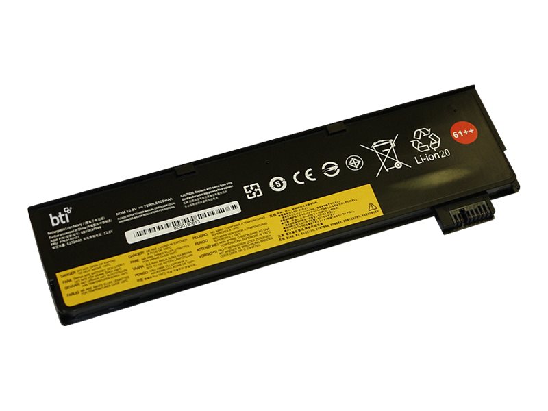 BTI LN-4X50M08812-BTI - Laptop-Batterie (gleichwertig mit: Lenovo 4X50M08812) - Lithium-Polymer - 6 Zellen - 6600 mAh - fr Leno
