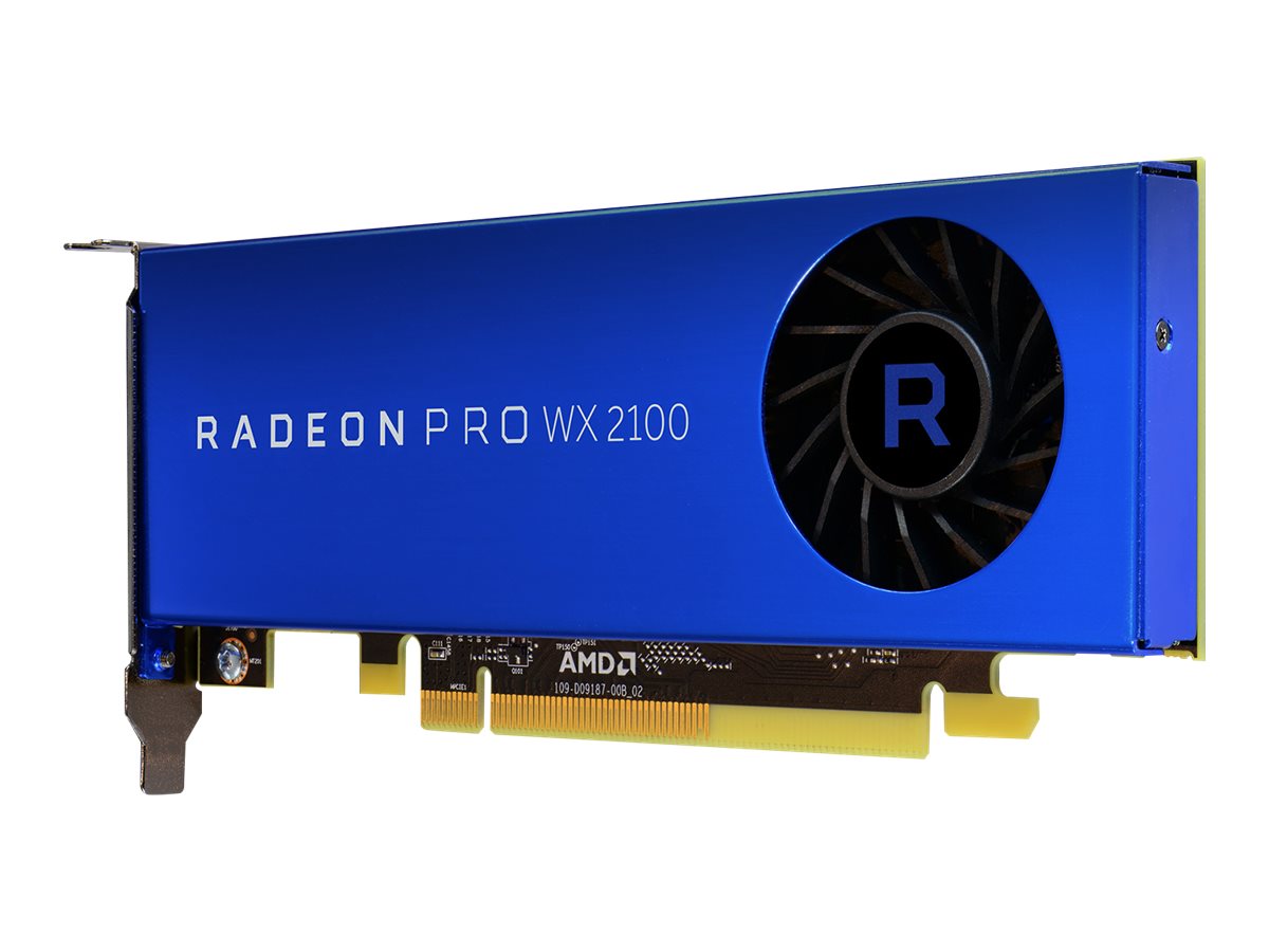 AMD Radeon Pro WX 2100 - Grafikkarten - Radeon Pro WX 2100 - 2 GB GDDR5 - PCIe 3.0 x16 - 2 x Mini DisplayPort, DisplayPort