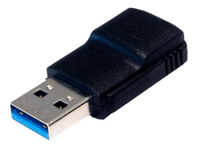 Exsys - USB-Adapter - USB Typ A (M) zu 24 pin USB-C (W) - USB 3.1 - Schwarz