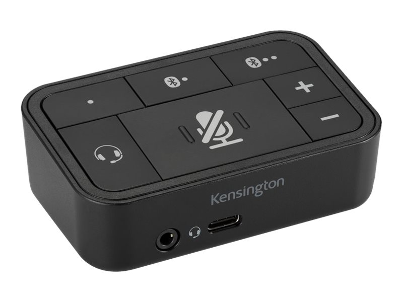 Kensington Universal 3-in-1 Pro Audio Headset Switch - Headset-Umschalter fr Headset - Pantone Schwarz C