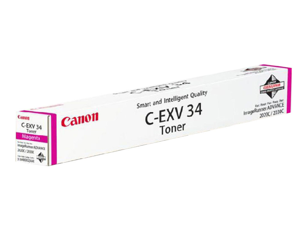 Canon C-EXV 34 - Magenta - Original - Tonerpatrone - fr imageRUNNER ADVANCE C2020i, C2020L, C2025i, C2030i, C2030L, C2220i, C22