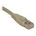 Eaton Tripp Lite Series Cat5e 350 MHz Molded (UTP) Ethernet Cable (RJ45 M/M), PoE - Gray, 2 ft. (0.61 m) - Patch-Kabel - RJ-45 (
