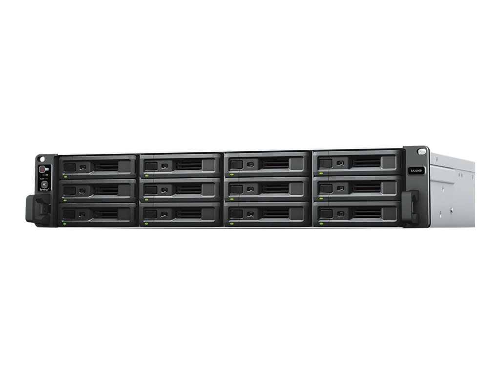 Synology SA3200D - NAS-Server - 12 Schchte - Rack - einbaufhig - RAID RAID 0, 1, 5, 6, 10, JBOD, RAID F1