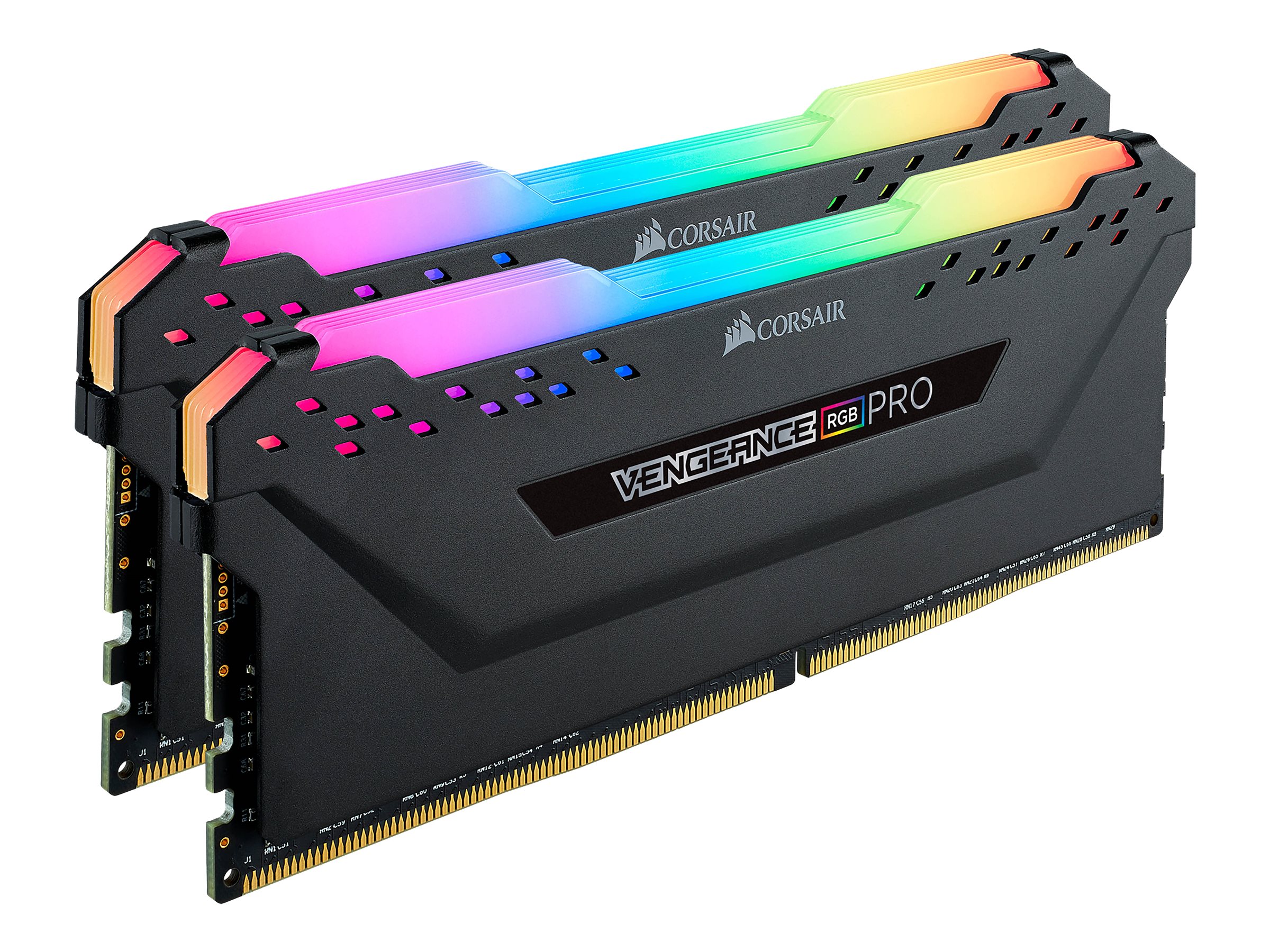 CORSAIR Vengeance RGB PRO - DDR4 - kit - 32 GB: 2 x 16 GB - DIMM 288-PIN - 3200 MHz / PC4-25600