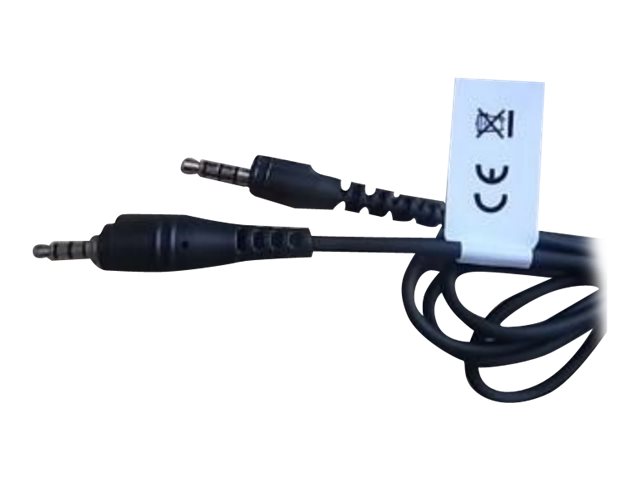 Zebra HS2100 - Headset-Kabel - Mini-Stecker mnnlich zu Mini-Stecker mnnlich - 1.1 m - fr Zebra TC70, TC72, TC75, TC77, TC8000