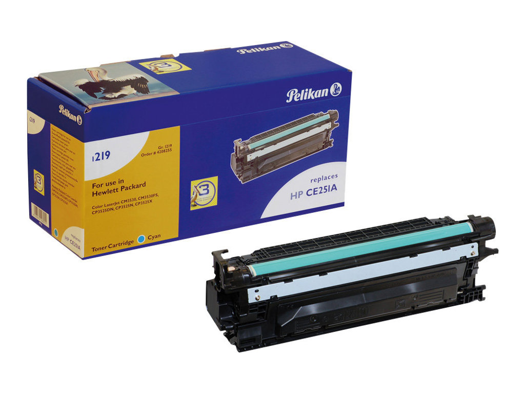 Pelikan 1219 - Cyan - kompatibel - Tonerpatrone - fr HP Color LaserJet CM3530 MFP, CM3530fs MFP, CP3525, CP3525dn, CP3525n, CP3
