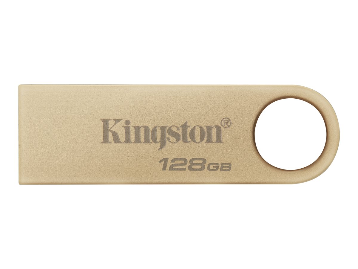 Kingston DataTraveler SE9 G3 - USB-Flash-Laufwerk - 128 GB - USB 3.2 Gen 1 - Gold