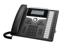 Cisco IP Phone 7861 - VoIP-Telefon - SIP, SRTP - 16 Zeilen - holzkohlefarben - wiederaufbereitet