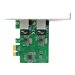 DeLOCK PCI Express Card > 2 x Gigabit LAN - Netzwerkadapter - PCIe 1.1 Low-Profile - Gigabit Ethernet x 2