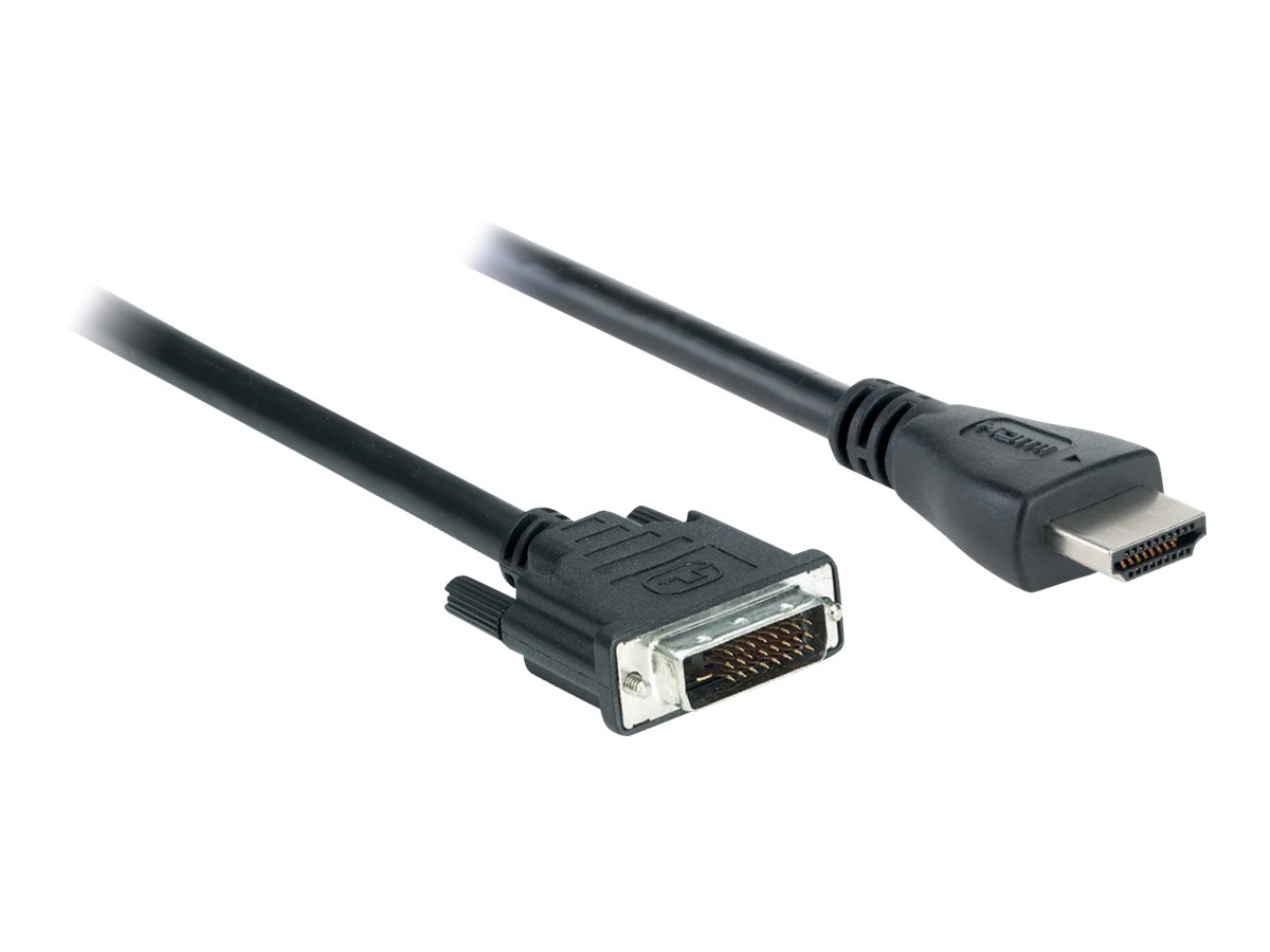V7 - Adapterkabel - HDMI mnnlich zu DVI-D mnnlich - 2 m - Schwarz