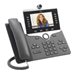 Cisco IP Phone 8865NR - IP-Videotelefon - mit Digitalkamera - SIP, SDP - 5 Leitungen - holzkohlefarben