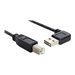 Delock EASY-USB - USB-Kabel - USB Typ B (M) zu USB (M) - 3 m - 90 Stecker - Schwarz