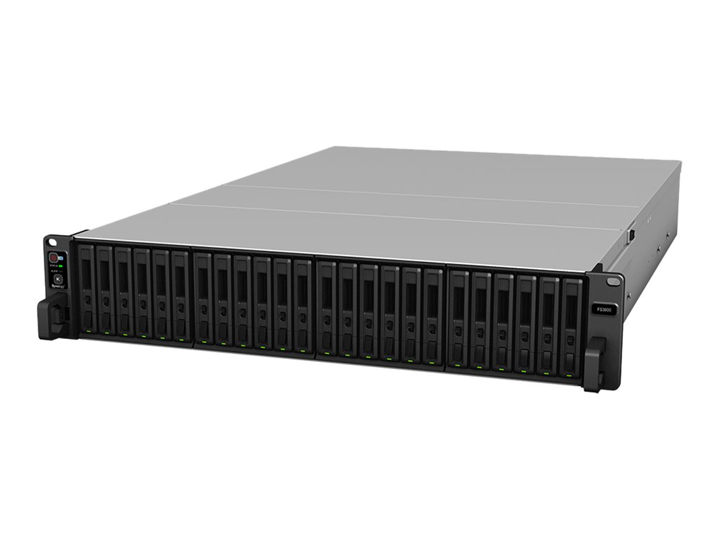 Synology FlashStation FS3600 - NAS-Server - 24 Schchte - Rack - einbaufhig - RAID RAID 0, 1, 5, 6, 10, JBOD, RAID F1