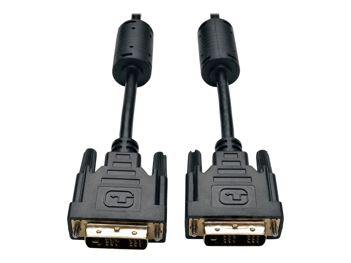 Eaton Tripp Lite Series DVI Single Link Cable, Digital TMDS Monitor Cable (DVI-D M/M), 10 ft. (3.05 m) - DVI-Kabel - DVI-D (M) z