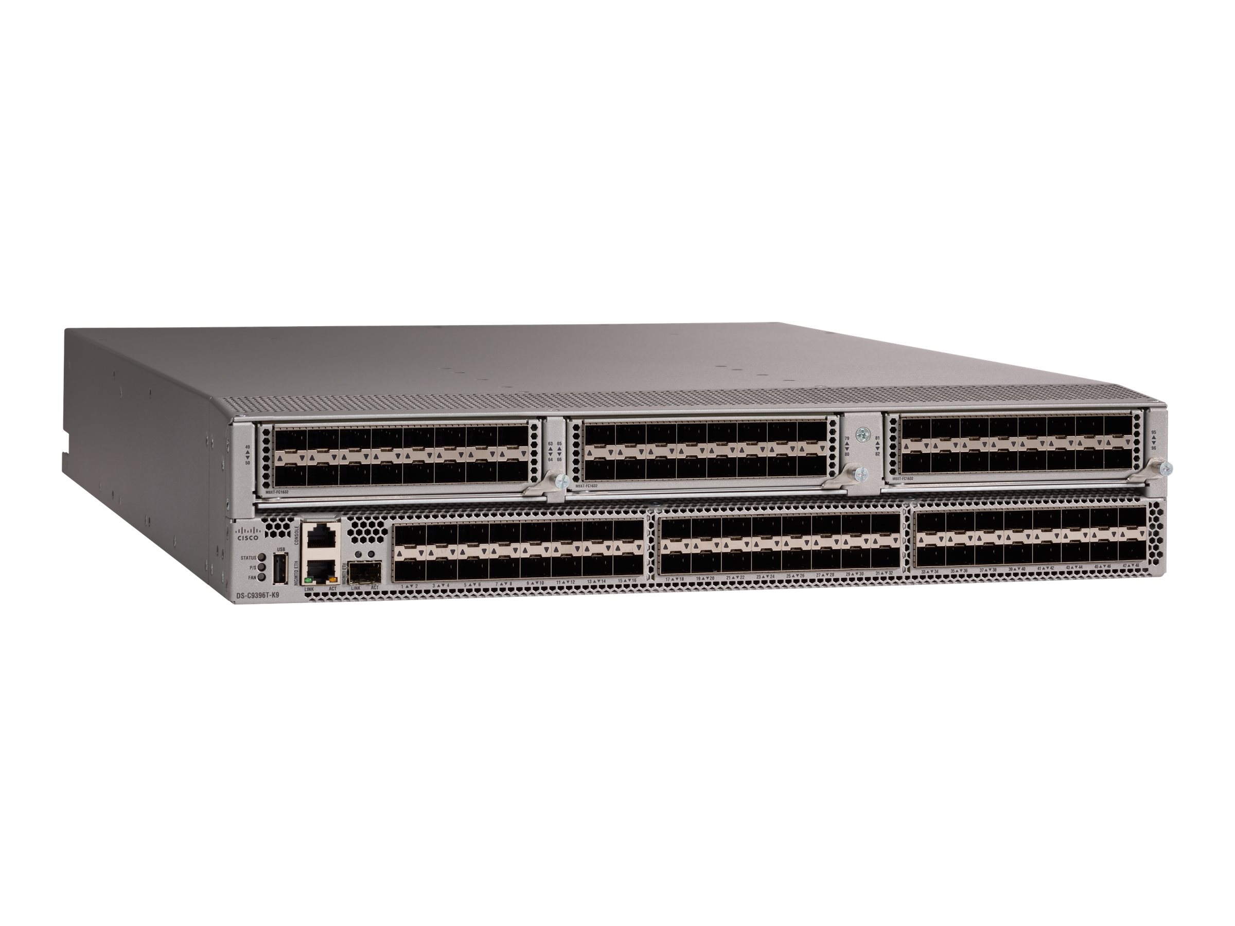 Cisco MDS 9396T - Switch - managed - 96 x 32Gb Fibre Channel SFP+ - an Rack montierbar - AC 100/230 V