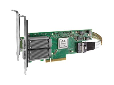 NVIDIA ConnectX-5 VPI - Netzwerkadapter - 2 x PCIe 3.0 x8 - 100Gb Ethernet / 100Gb Infiniband QSFP28 x 2
