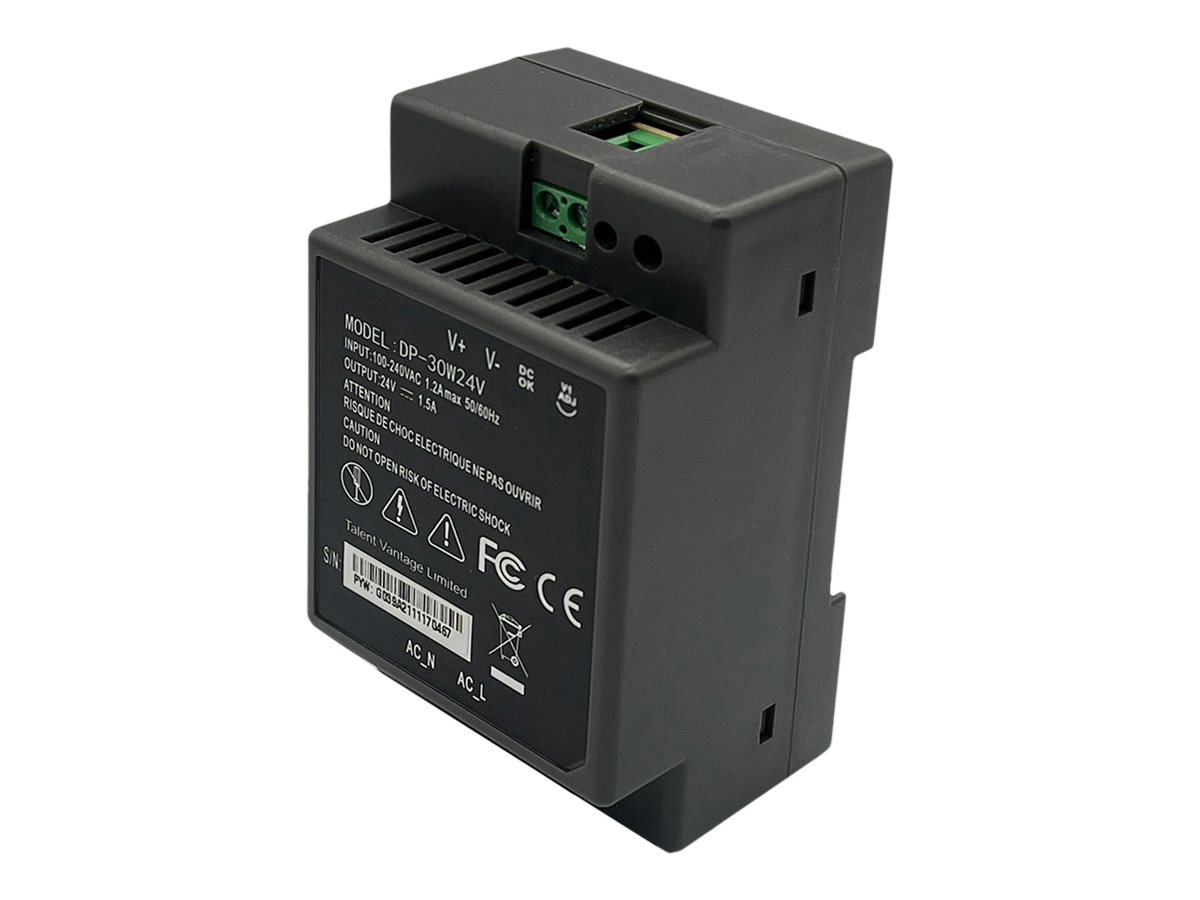 Edimax DP-30W24V - Netzteil (DIN-Schienenmontage mglich) - Wechselstrom 100-240 V - 36 Watt