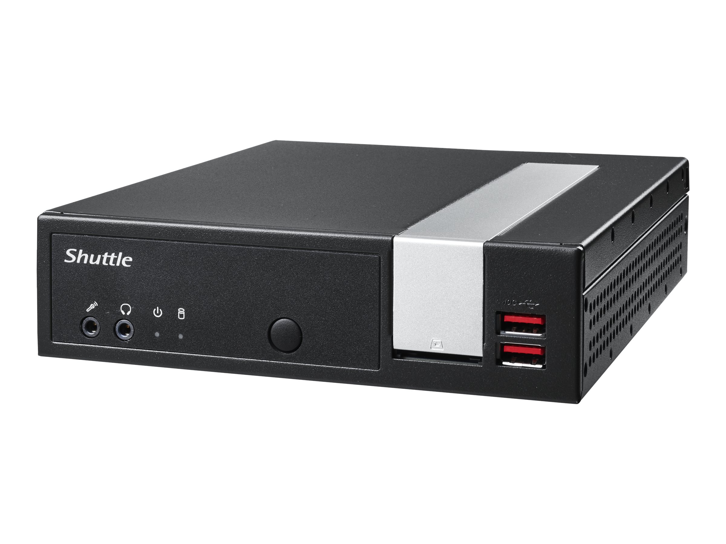 Shuttle XPC slim DL20N6V2 - Barebone - Slim-PC - 1 x Pentium Silver N6005 / 2 GHz - RAM 0 GB - UHD Graphics