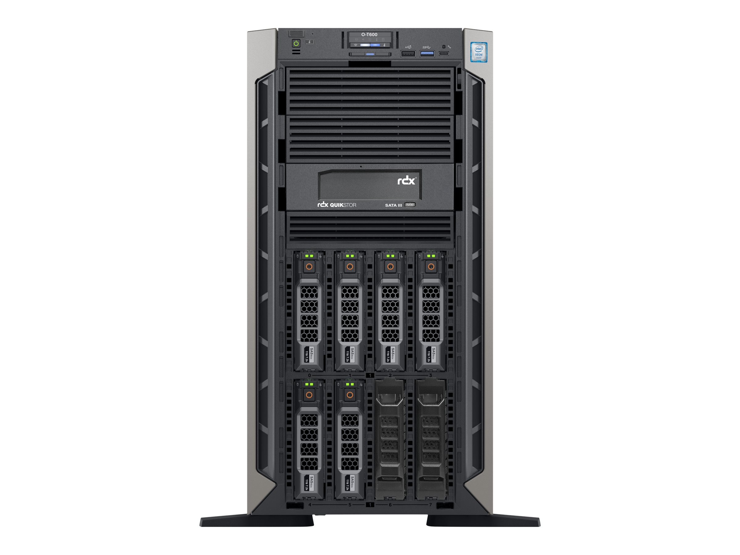 Overland-Tandberg Olympus O-T600 - Server - Tower - zweiweg - 1 x Xeon Silver 4215 / 2.5 GHz - RAM 32 GB