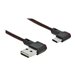 Delock Easy - USB-Kabel - USB (M) links/rechts abgewinkelt, umkehrbar zu USB-C (M) links/rechts abgewinkelt, umkehrbar - 20 cm -