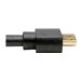 Eaton Tripp Lite Series High-Speed HDMI Cable (M/M) - 4K 60 Hz, HDR, Industrial, IP68, Hooded Connector, Black, 3 ft. - HDMI-Ver