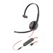 Poly Blackwire C3215 - 3200 Series - Headset - On-Ear - kabelgebunden - 3,5 mm Stecker, USB-C
