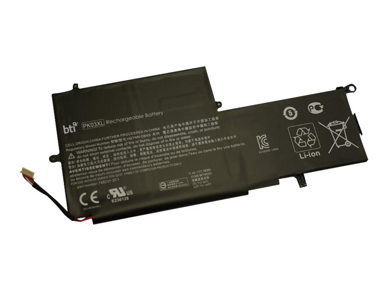 BTI - Laptop-Batterie - Lithium-Ionen - 3 Zellen - 4350 mAh - fr HP Spectre Pro x360 G1, x360 G2; Spectre x360