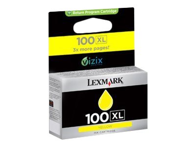 Lexmark Cartridge No. 100XL - Hohe Ergiebigkeit - Gelb - Original - Tintenpatrone LCCP, LRP - fr Lexmark Prevail Pro704, Value 