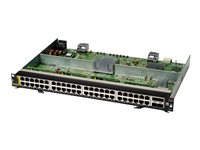 HPE Aruba 6400 48-port 1GbE Class 4 PoE and 4-port SFP56 v2 Module - Switch - L3 - 48 x 10/100/1000 (PoE) + 4 x 50 Gigabit Ether