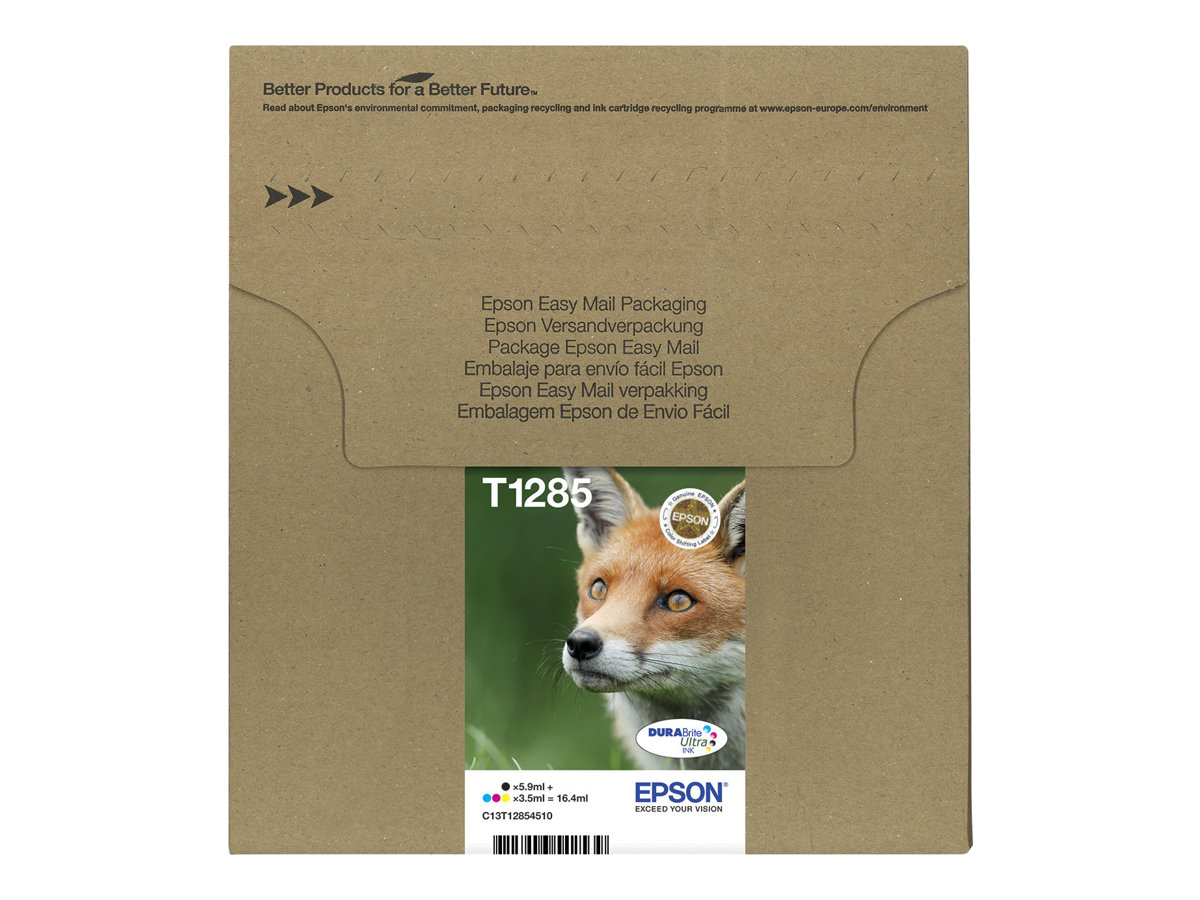 Epson T1285 Easy Mail Packaging - 4er-Pack - 16.4 ml - Schwarz, Gelb, Cyan, Magenta - Original - Box
