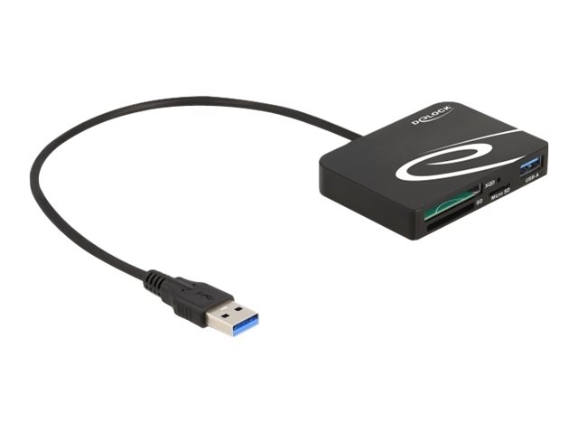 Delock - Kartenleser (SD, microSD, XQD 2.0) - USB 3.2 Gen 1