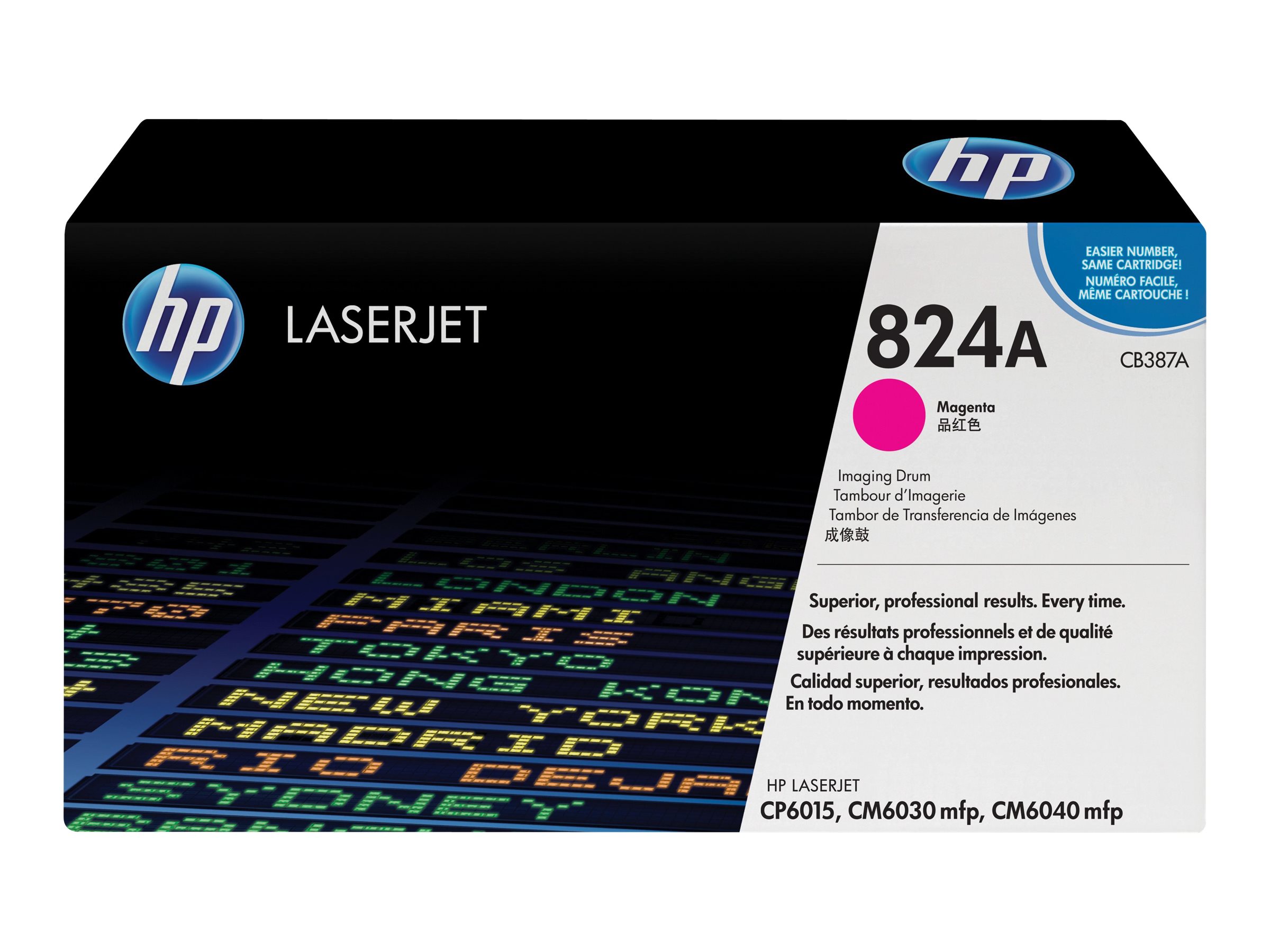 HP 824A - Magenta - original - Trommeleinheit - fr Color LaserJet CM6040, CM6040f, CM6049f, CP6015de, CP6015dn, CP6015n, CP6015