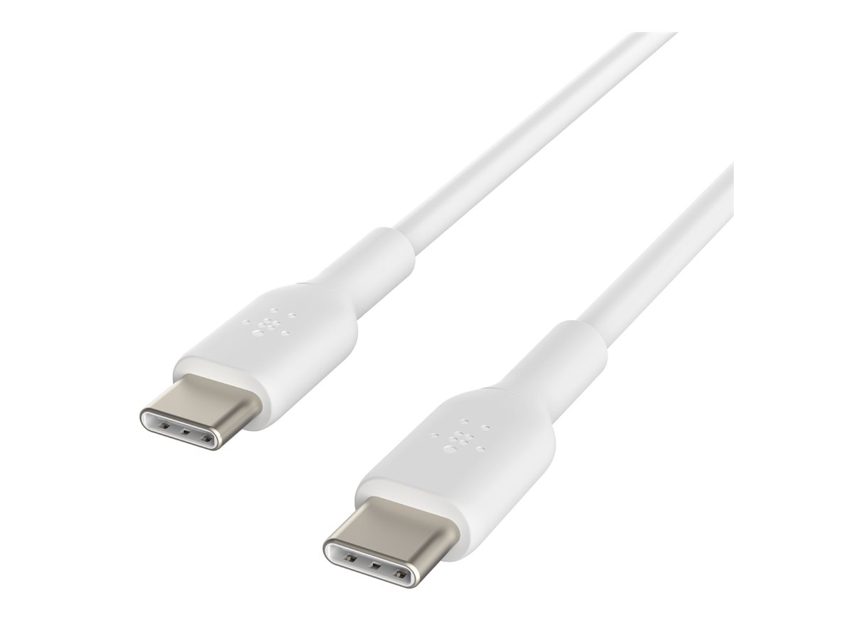 Belkin BOOST CHARGE - USB-Kabel - 24 pin USB-C (M) zu 24 pin USB-C (M) - 1 m - weiss