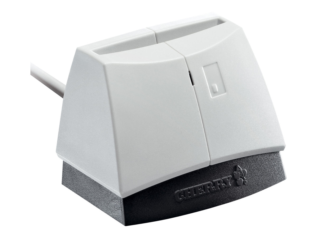 CHERRY SmartTerminal ST-1144 - SmartCard-Leser - USB 2.0 - weiss (Oberteil), schwarzer Unterbau