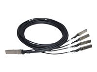 HPE X240 Direct Attach Copper Splitter Cable - Netzwerkkabel - SFP+ zu QSFP+ - 5 m - fr HPE 5900AF-48; Edgeline e920; FlexFabri