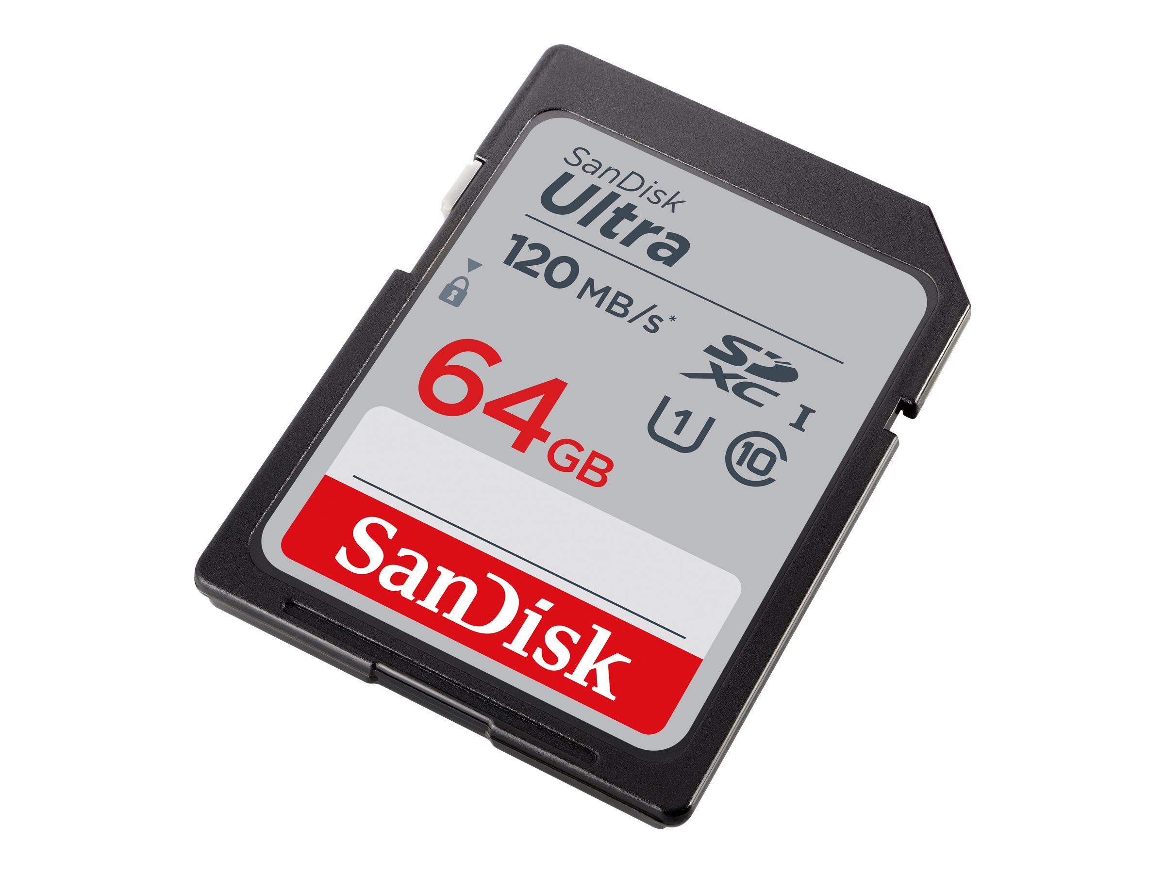 SanDisk Ultra - Flash-Speicherkarte - 64 GB - Class 10 - SDHC UHS-I