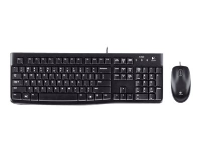 Logitech Desktop MK120 - Tastatur-und-Maus-Set - USB - Englisch
