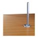 Lindy Desk Clamp Pole - Montagekomponente (C-Klammer, Montagestange) - fr LCD-Display/Notebook - Grau, Silber - Schreibtisch - 