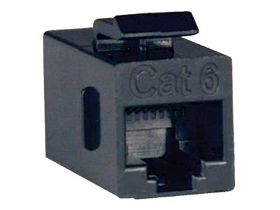 Tripp Lite Cat6 Straight Through Modular In-line Snap-in Coupler RJ45 F/F - Modulare Eingabe - CAT 6 - 2 Ports