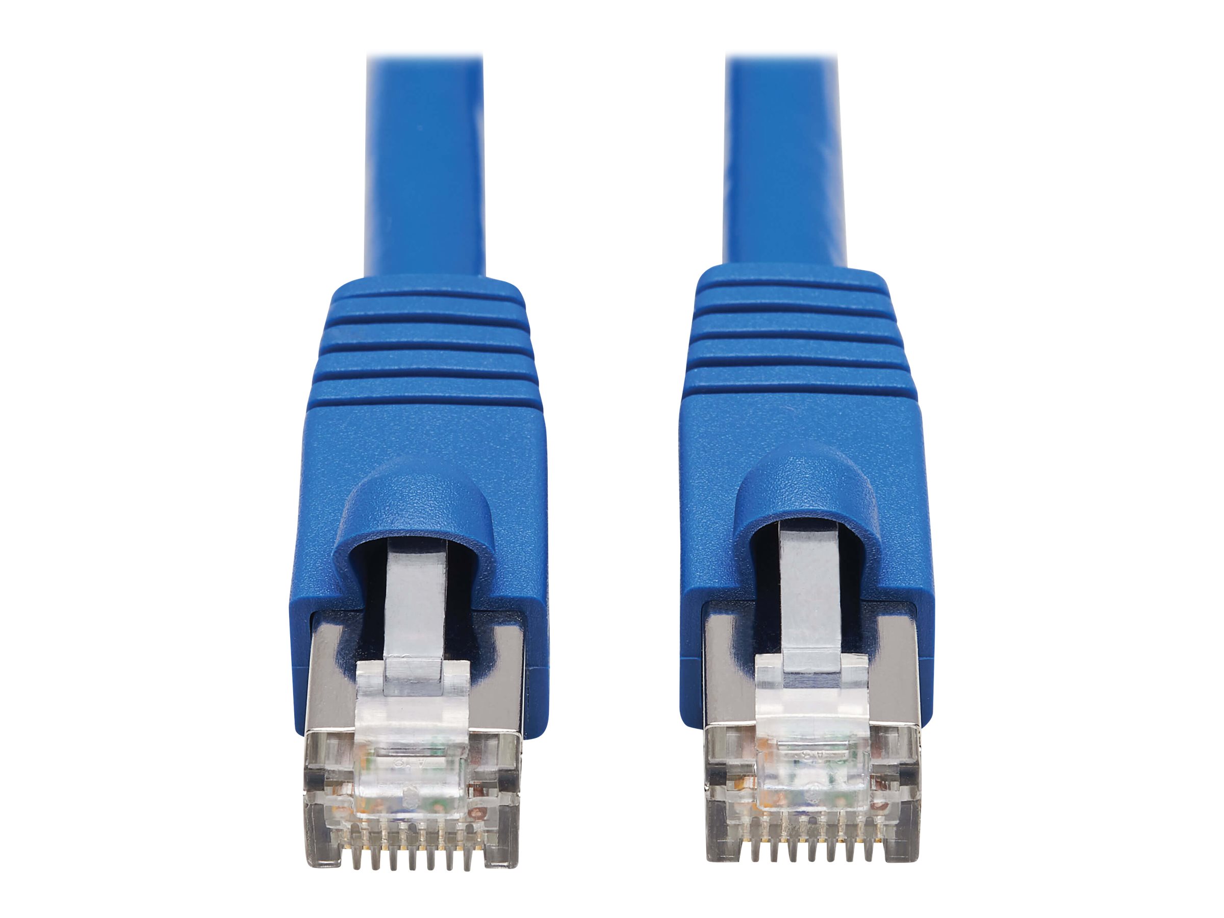 Eaton Tripp Lite Series Cat6a 10G Snagless F/UTP Ethernet Cable (RJ45 M/M), PoE, CMR-LP, Blue, 6 ft. (1.83 m) - Patch-Kabel - RJ