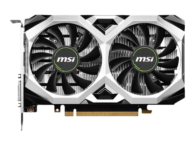 MSI GeForce GTX 1630 VENTUS XS 4G OC - Grafikkarten - NVIDIA GeForce GTX 1630 - 4 GB GDDR6 - PCIe 3.0 x16 - DVI, HDMI, DisplayPo