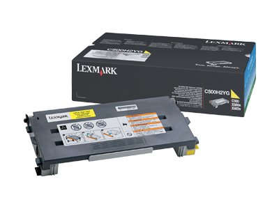 Lexmark - Hohe Ergiebigkeit - Gelb - Original - Tonerpatrone - fr Lexmark C500n, X500n, X502n