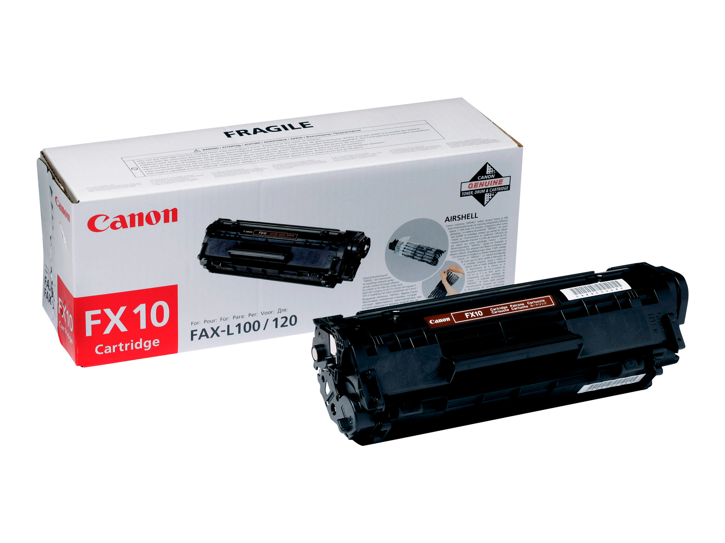 Canon FX-10 - Schwarz - Original - Tonerpatrone - fr i-SENSYS FAX-L140, L160, MF4018, MF4270, MF4320, MF4330, MF4340, MF4350, M