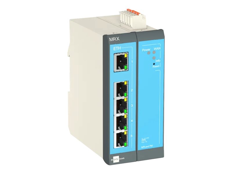 INSYS icom MRX MRX2 LAN - Router - 5-Port-Switch - an DIN-Schiene montierbar