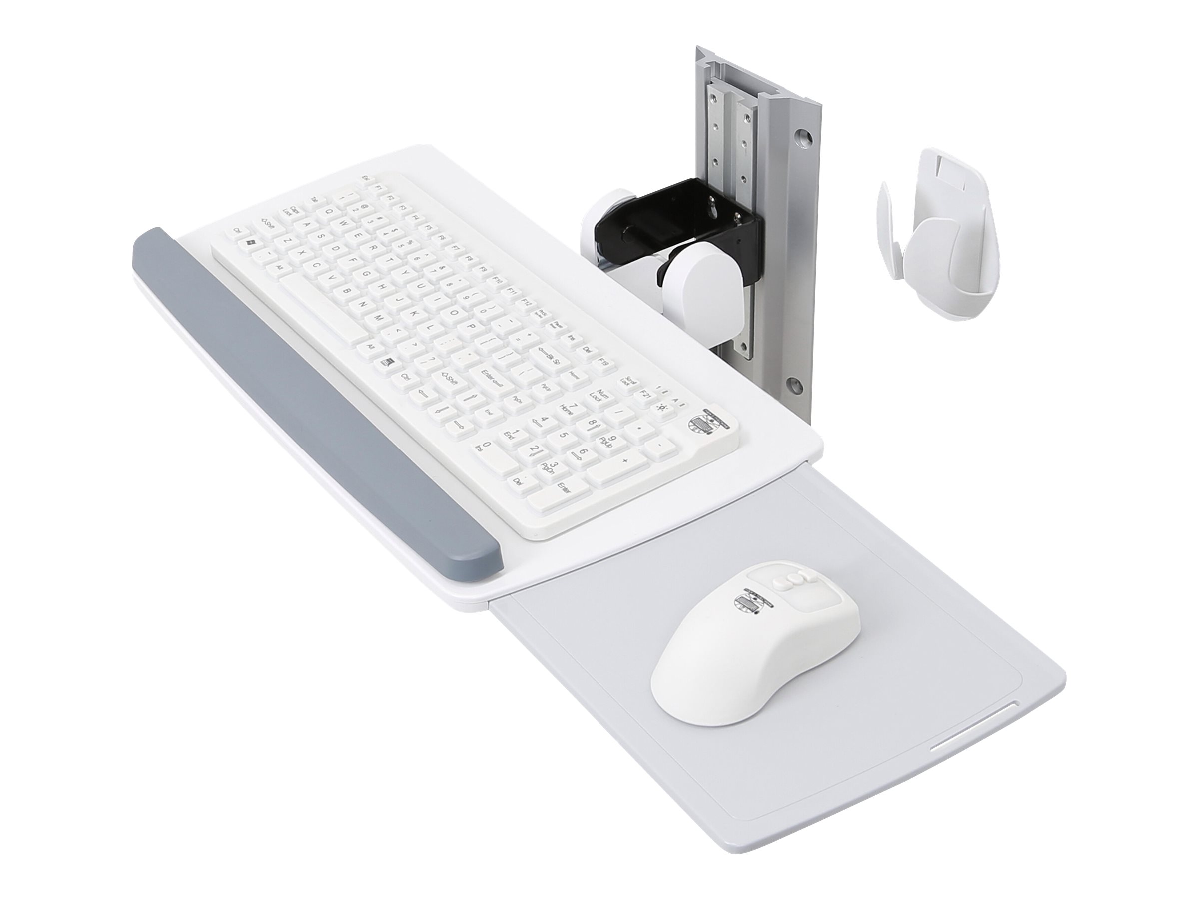 Ergotron Neo-Flex - Tastatur/Maus-Plattform - Auszug - geeignet für Wandmontage - weiss