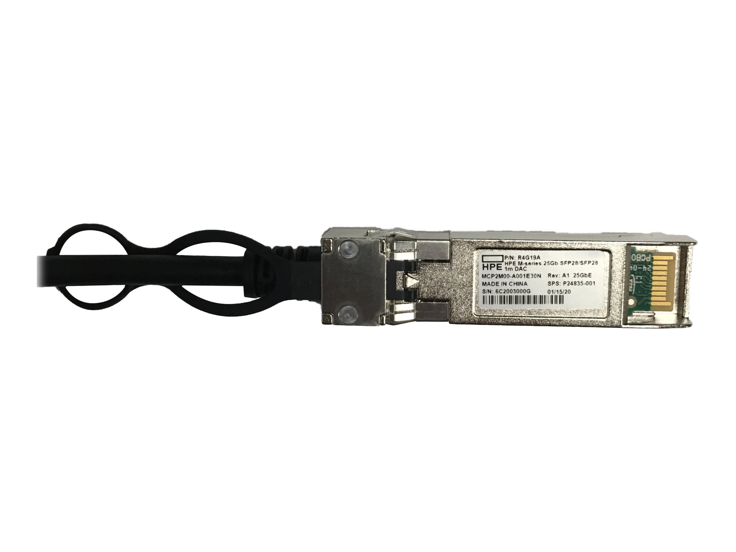 HPE StoreFabric M-Series - 25GBase Direktanschlusskabel - SFP28 zu SFP28 - 50 cm - fr HPE SN2010M 25GbE, SN2410M, SN2410M 25GbE