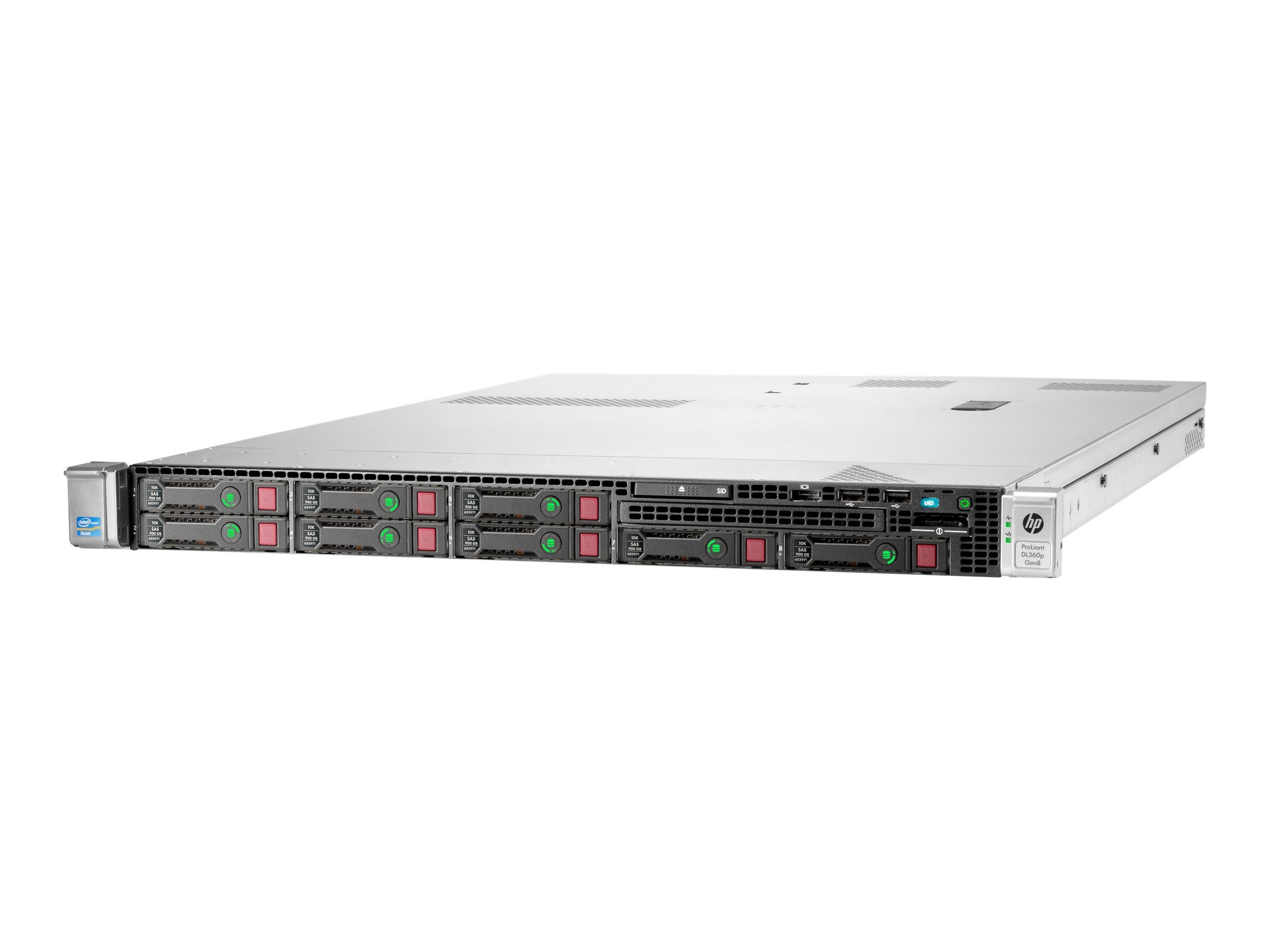 HPE ProLiant DL360e Gen8 Base - Server - Rack-Montage - 1U - zweiweg - 1 x Xeon E5-2407V2 / 2.4 GHz
