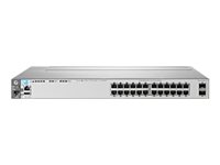 HPE Aruba 3800-24G-2SFP+ - Switch - L4 - managed - 24 x 10/100/1000 + 2 x 10 Gigabit Ethernet / 1 Gigabit Ethernet SFP+ - an Rac