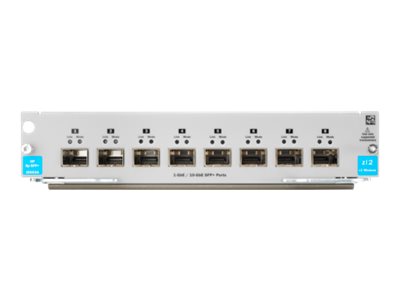 HPE - Erweiterungsmodul - Gigabit Ethernet / 10 Gigabit SFP+ x 8 - für HPE Aruba 5406R 16-port SFP+, 5406R 8-port 1/2.5/5/10GBAS